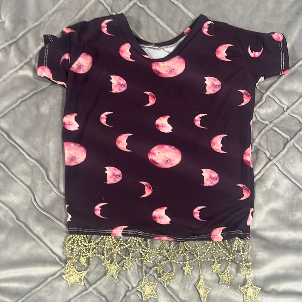 Stars and moon
